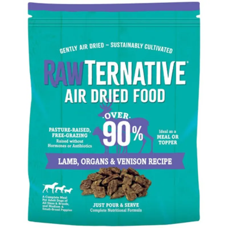 Rawternative Lamb, Organs & Venison Recipe Air-Dried Dog Food 1 lb