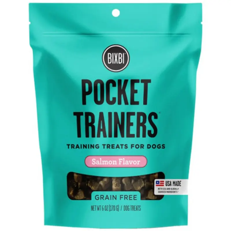 Bixbi Pocket Trainers Salmon Flavor Dog Training Treats 6 oz
