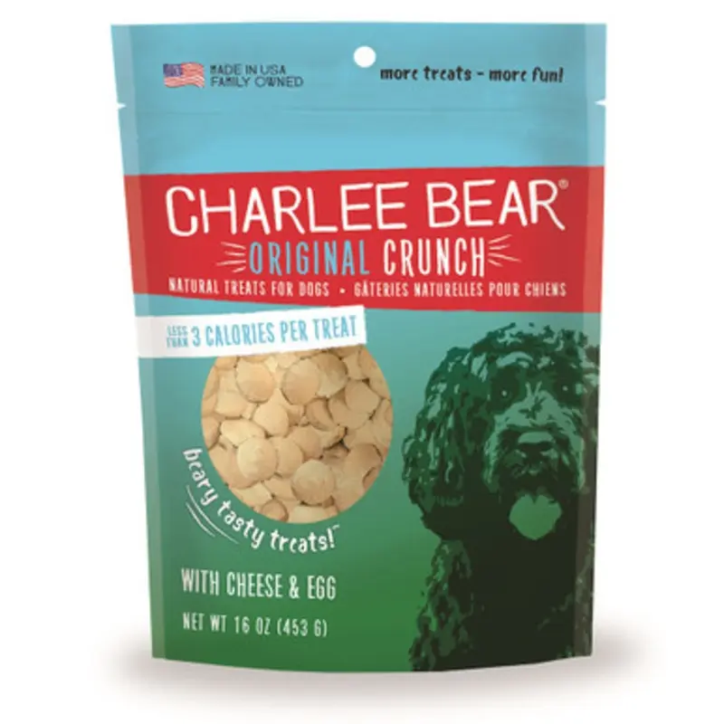Charlee Bear Cheese & Egg Flavor Dog Treats 16 oz
