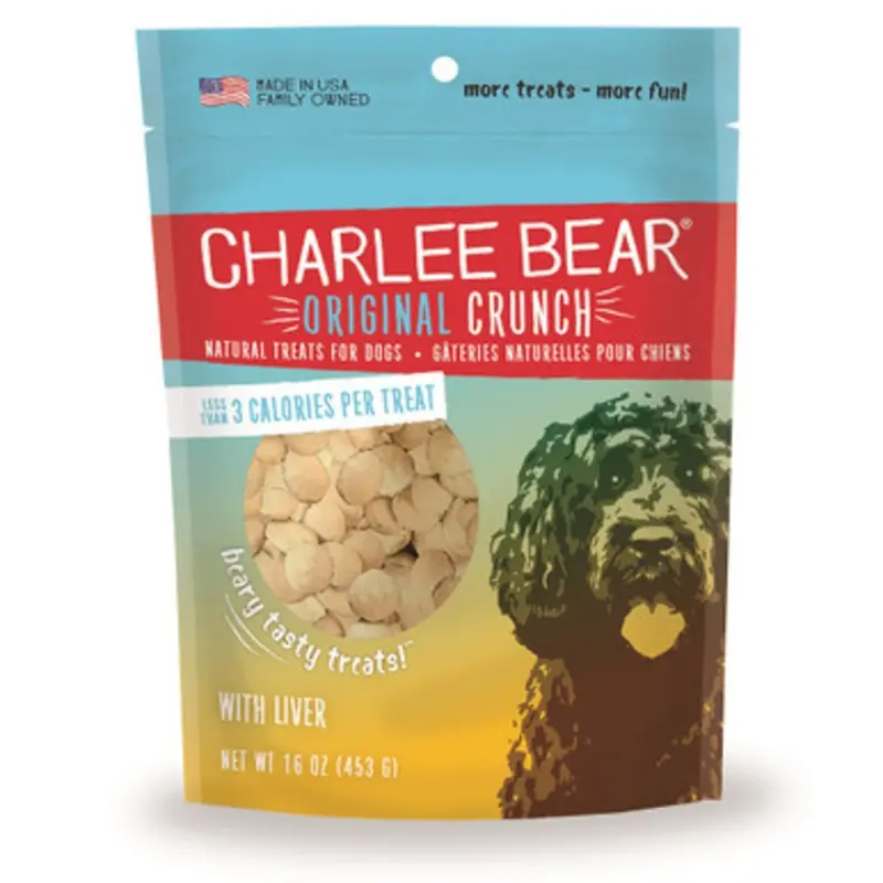 Charlee Bear Liver Flavor Dog Treats 16 oz