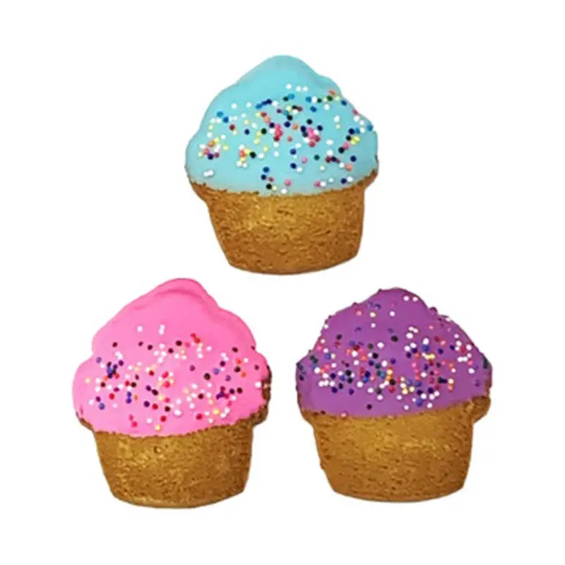 Pawsitively Gourmet Mini Cupcake Cookie Dog Treat, Assorted Colors 1 ct