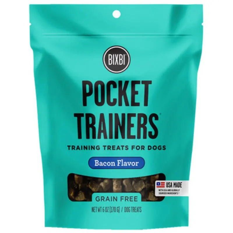 Bixbi Pocket Trainers Bacon Flavor Dog Training Treats 6 oz