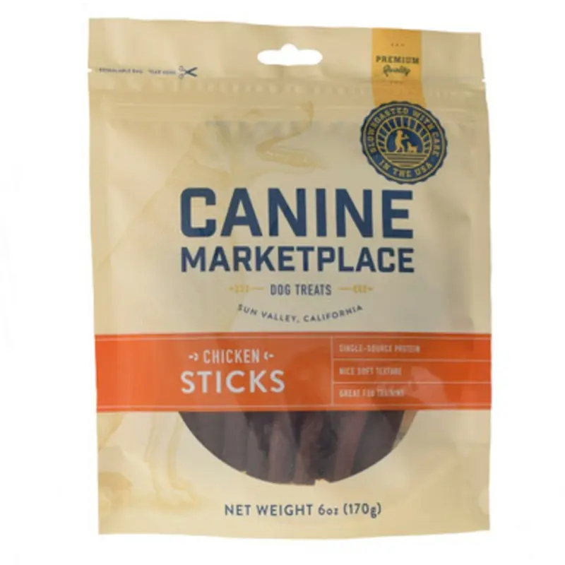 Canine Marketplace Chicken Sticks Natural Dog Treats 6 oz
