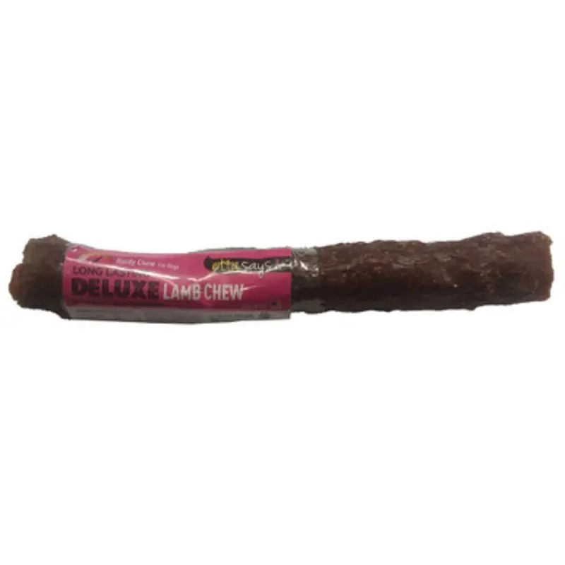 Etta Says! Long Lasting Deluxe Lamb Dog Chew Treat 7"
