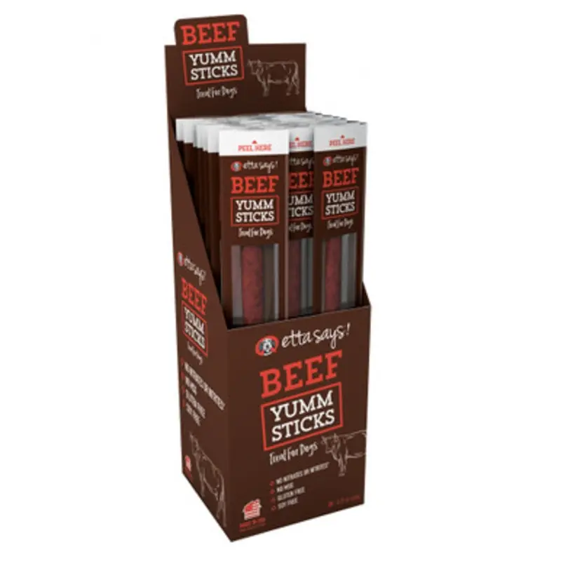 Etta Says! Yumm Stick Beef Dog Treat Each