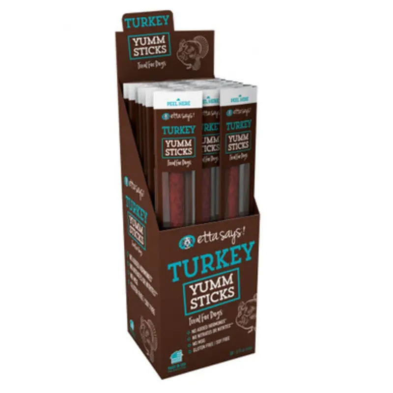 Etta Says! Yumm Stick Turkey Dog Treat Each