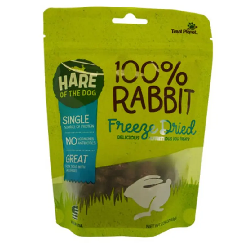Hare of the Dog 100% Rabbit Freeze Dried Dog Treats 2.25 oz