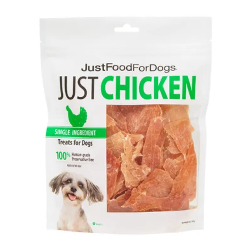 JustFoodForDogs Chicken Breast Dog Treats 5 oz
