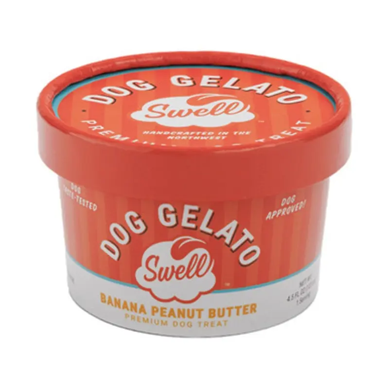 Swell Banana & Peanut Butter Frozen Gelato Dog Treat 4.5 oz