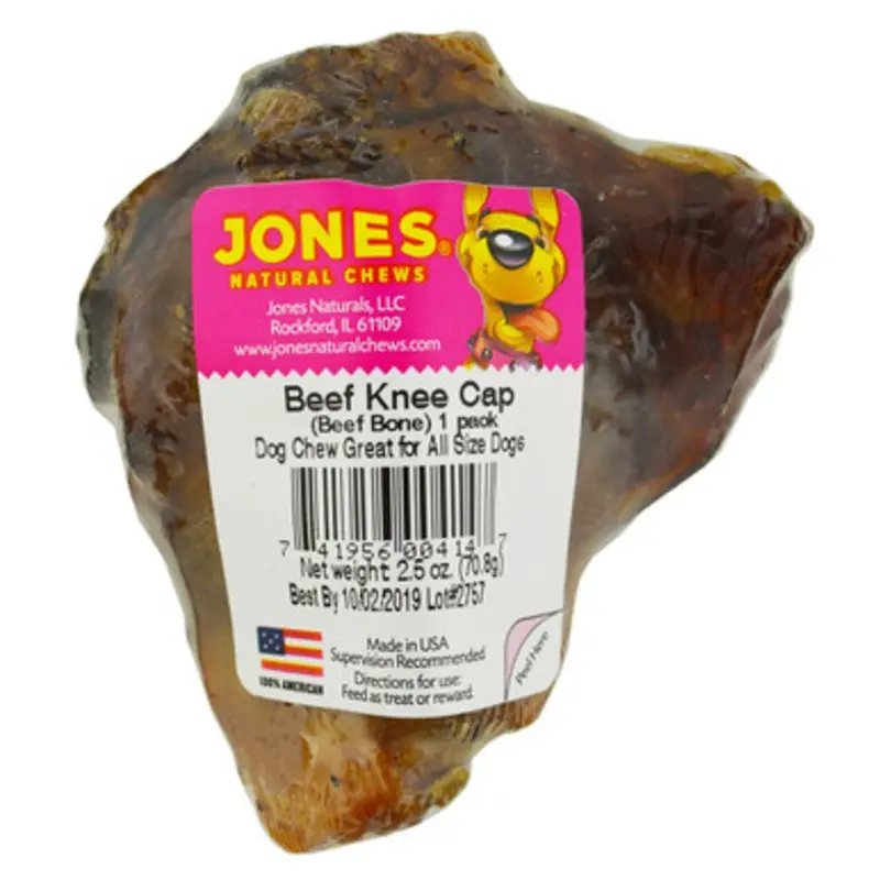 Jones Beef Knee Cap Dog Chew Treat Each