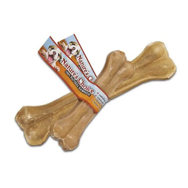 Nature's Choice Pressed Rawhide Bones 4"