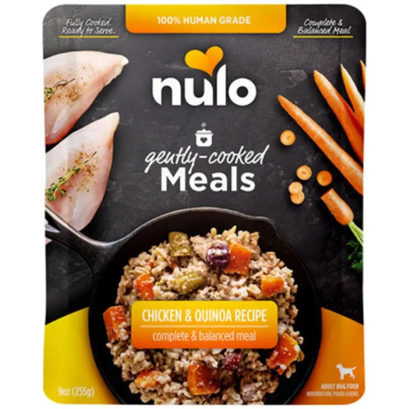 Nulo Gently Cooked Meals Chicken & Quinoa Recipe Adult Dog Food 9 oz