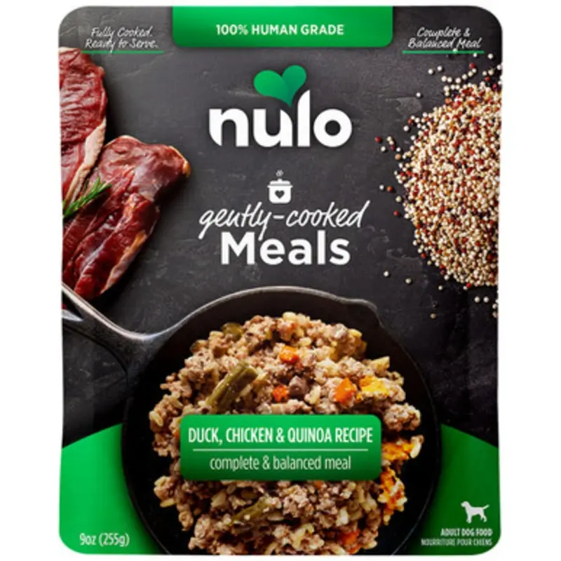 Nulo Gently Cooked Meals Duck, Chicken & Quinoa Recipe Adult Dog Food 9 oz