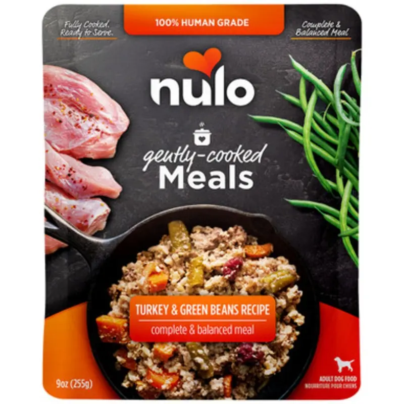 Nulo Gently Cooked Meals Turkey & Green Beans Recipe Adult Dog Food 9 oz