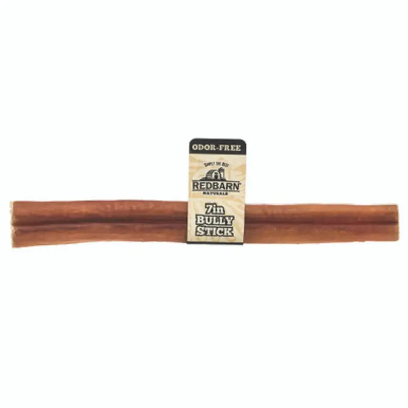 Redbarn Odor-Free Bully Stick Dog Chew Treat 7"