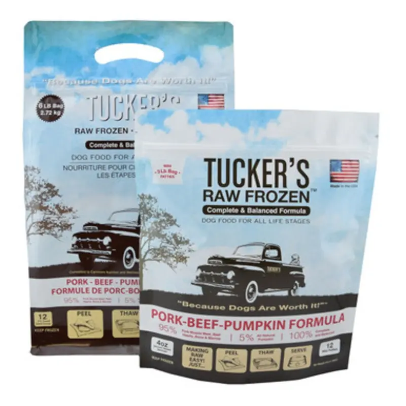 Tucker's Raw Frozen Pork-Beef-Pumpkin Recipe Dog Food 6 lb