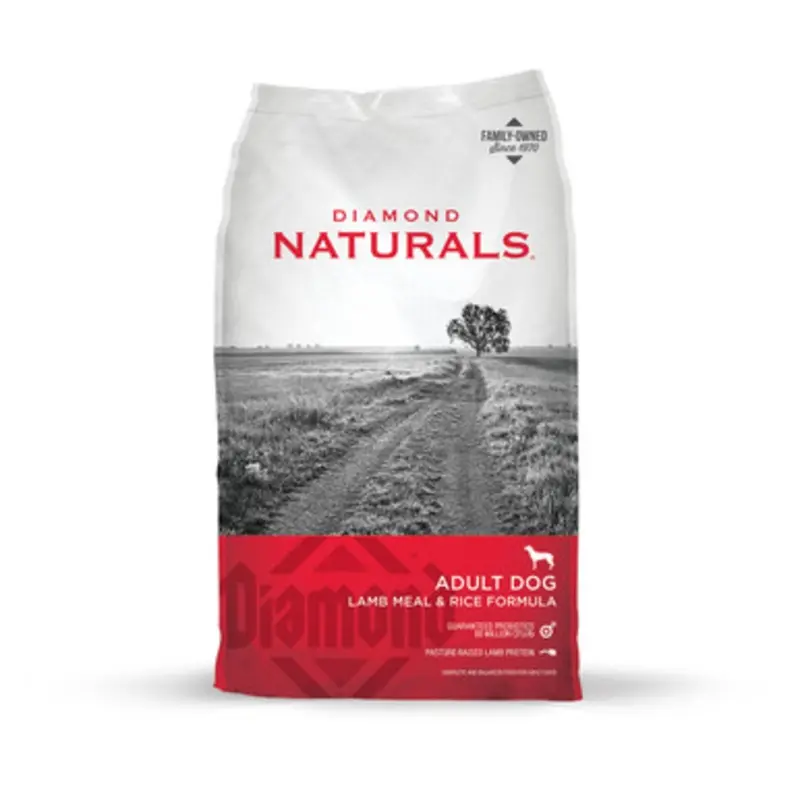 Diamond Naturals Adult Lamb Meal & Rice Formula Dry Dog Food 40 lb