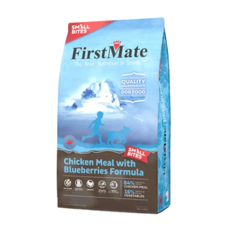 FirstMate Chicken Meal with Blueberries Formula Small Bites Dry Dog Food 4 lb