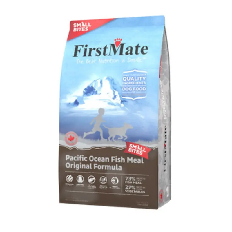 FirstMate Ocean Fish Meal Original Formula Small Bites Dry Dog Food 4 lb