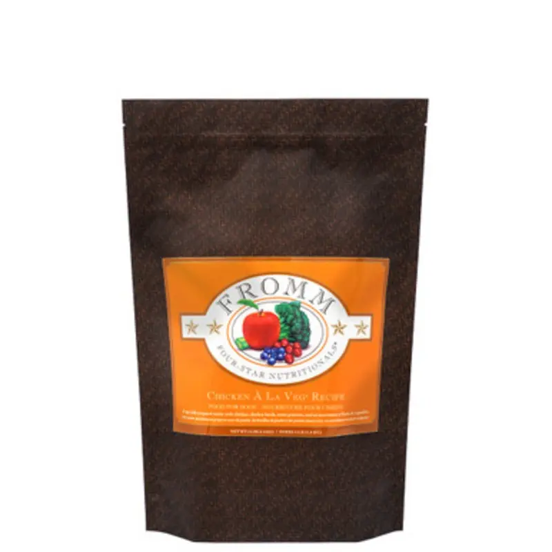 Fromm Four-Star Chicken A La Veg Dry Dog Food 4 lb