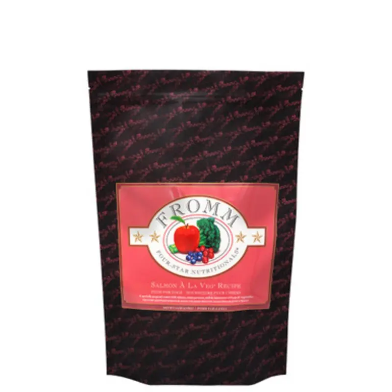 Fromm Four-Star Salmon A La Veg Dry Dog Food 4 lb
