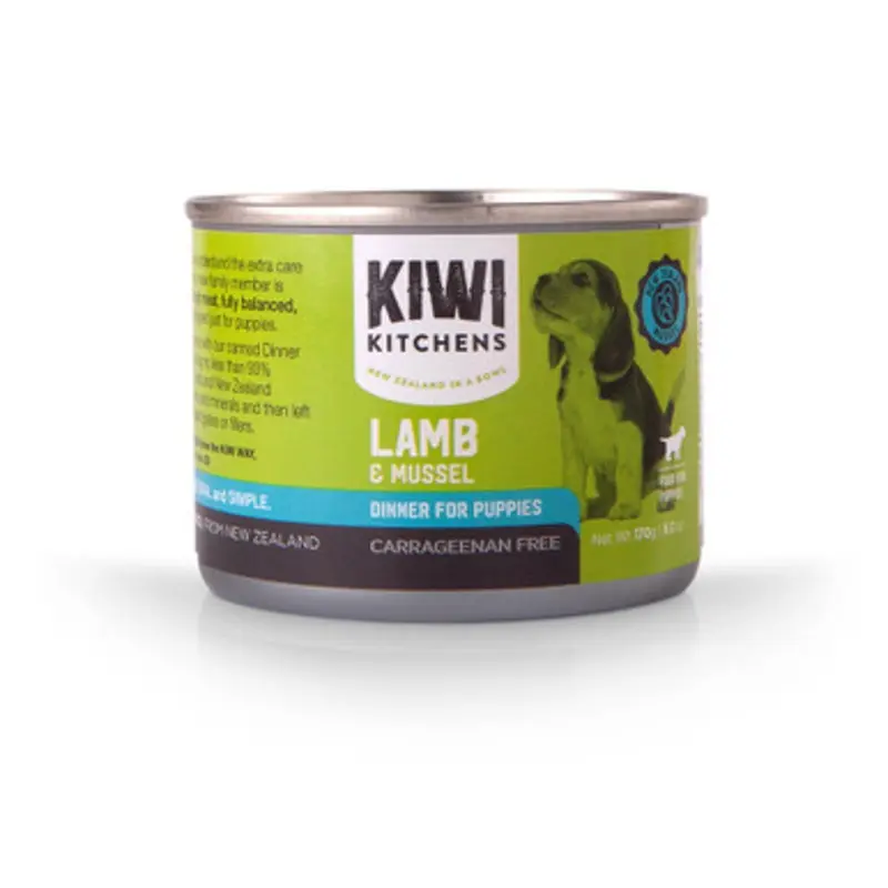 Kiwi Kitchens Lamb & Mussel Dinner Canned Puppy Food 6 oz
