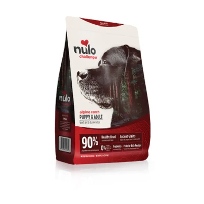 Nulo Challenger Puppy & Adult Beef, Lamb & Pork Recipe Dry Dog Food 4.5 lb