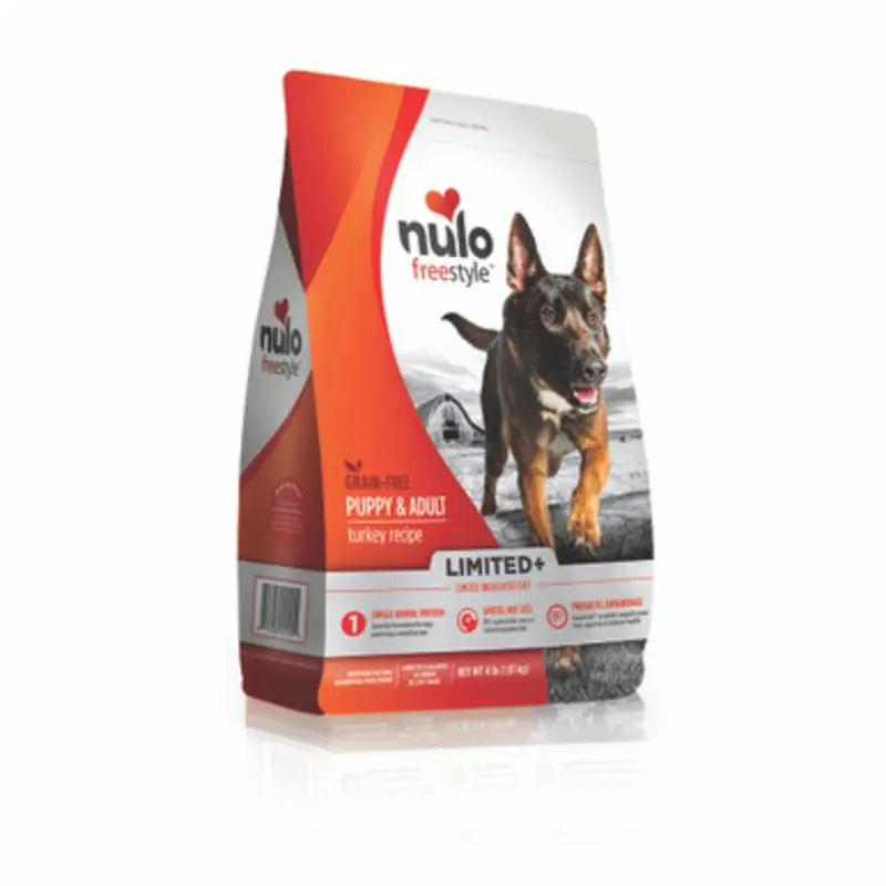 Nulo FreeStyle Limited+ Puppy & Adult Turkey Recipe Dry Dog Food 4 lb