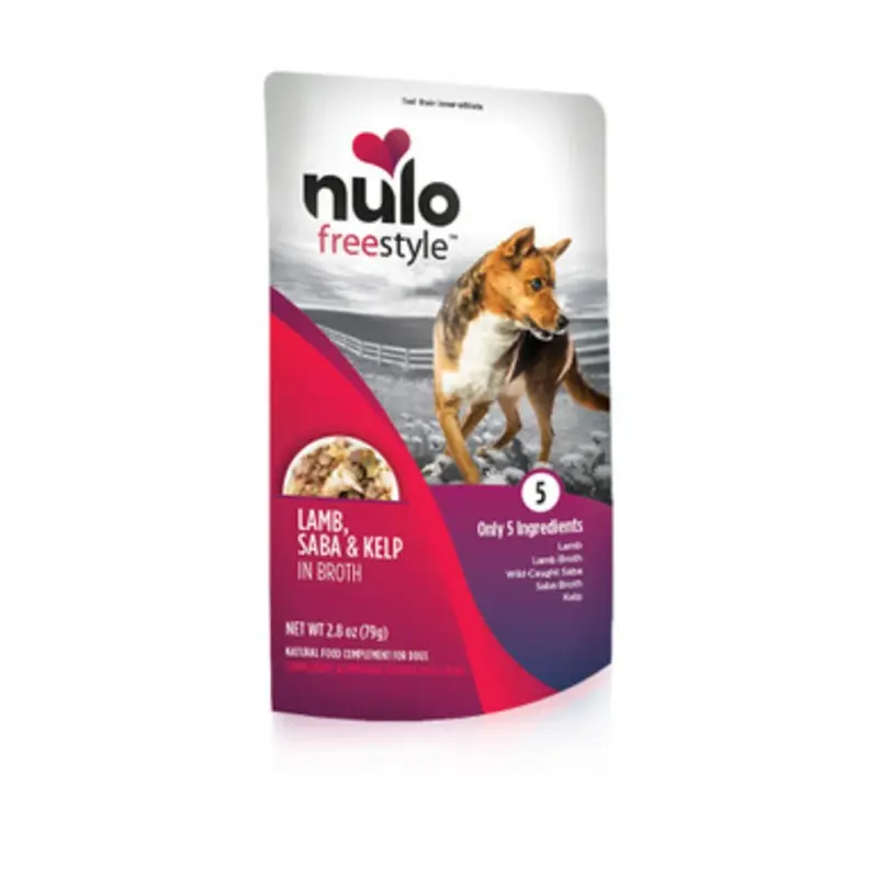 Nulo Freestyle Puppy & Adult Lamb, Saba & Kelp Recipe Wet Dog Food Topper 2.8 oz
