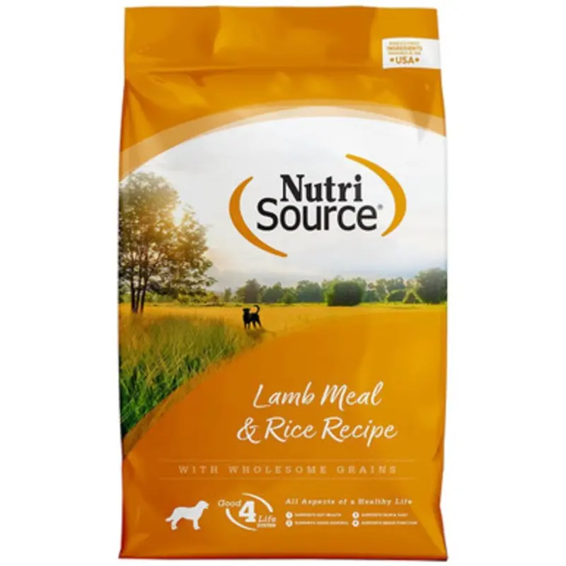 NutriSource Lamb Meal & Rice Recipe w/ Wholesome Grains Dry Dog Food 4 lb