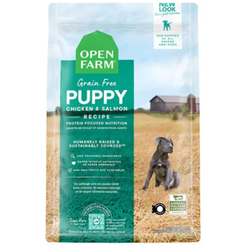 Open Farm Grain Free Puppy Chicken & Salmon Recipe Dry Dog Food 4 lb