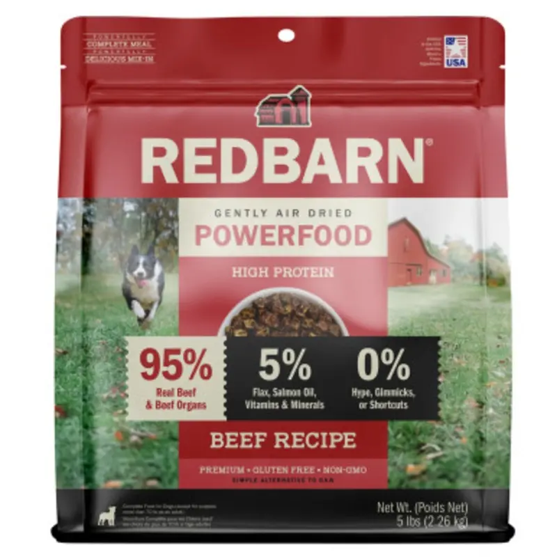 Redbarn Beef Recipe Gently Air-Dried Dog Food 2.5 oz