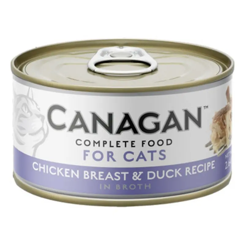 Canagan Chicken Breast & Duck Recipe in Broth Canned Cat Food 2.64 oz