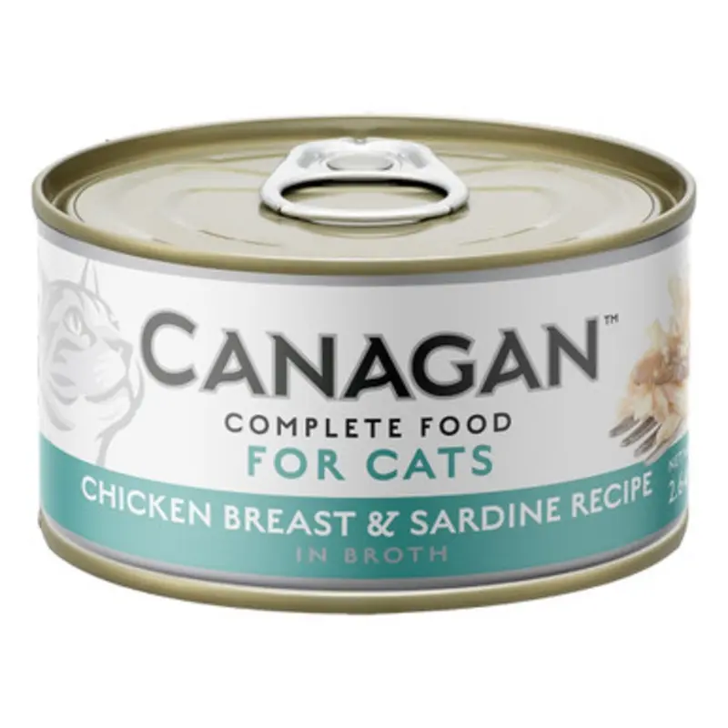 Canagan Chicken Breast & Sardine Recipe in Broth Canned Cat Food 2.64 oz