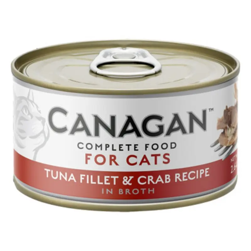 Canagan Tuna Fillet & Crab Recipe in Broth Canned Cat Food 2.64 oz