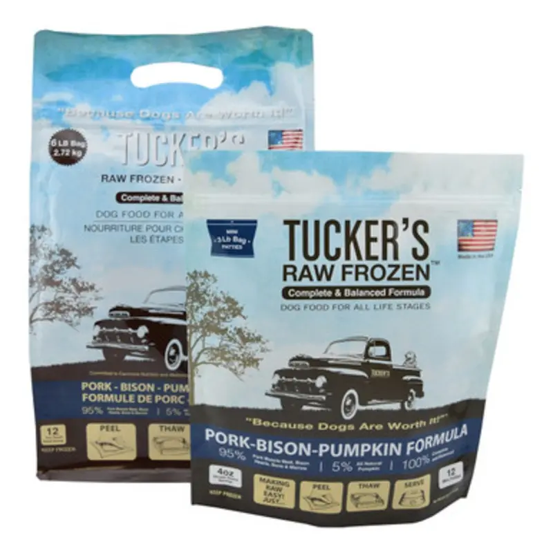 Tucker's Raw Frozen Pork-Bison-Pumpkin Recipe Dog Food 6 lb