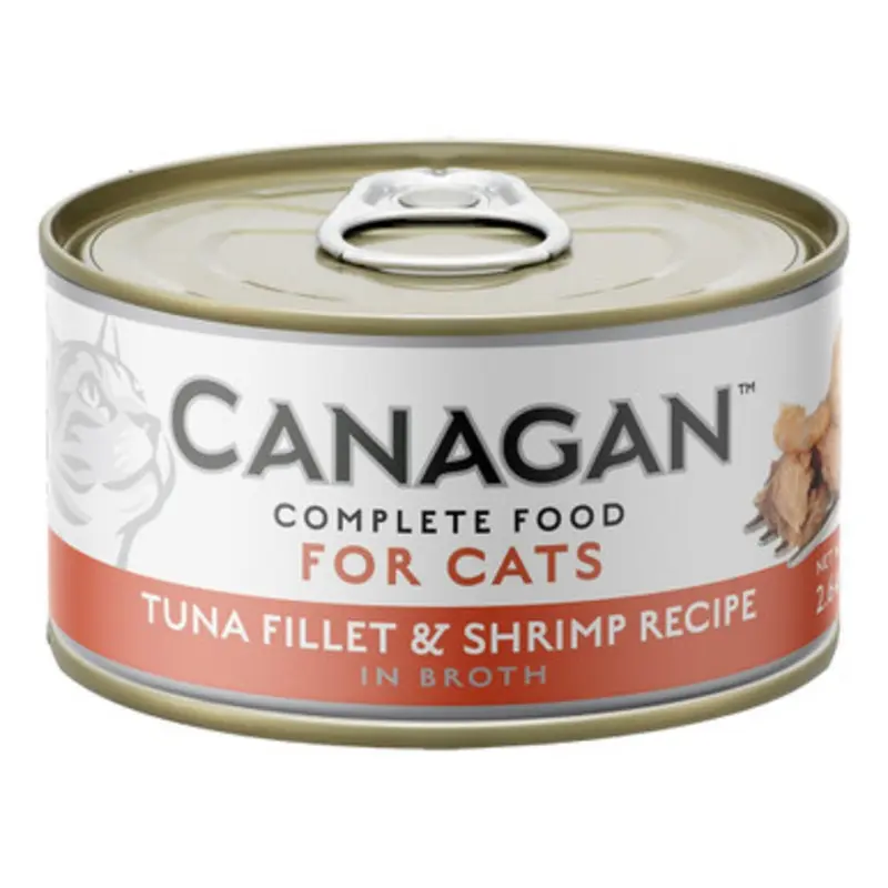Canagan Tuna Fillet & Shrimp Recipe in Broth Canned Cat Food 2.64 oz