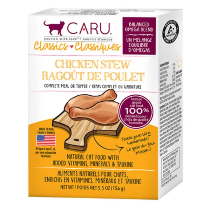 Caru Classics Chicken Stew Wet Cat Food 6 oz