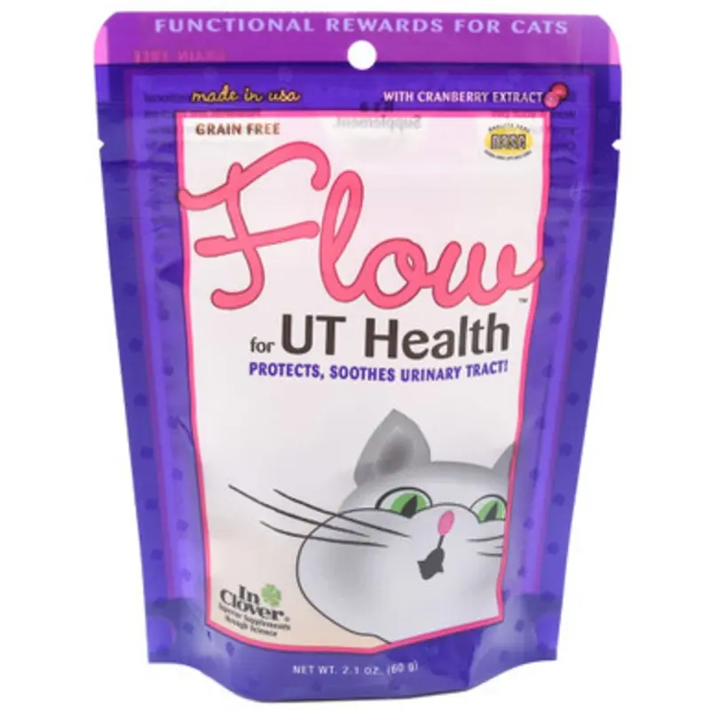 InClover Flow Urinary Tract Support Cat Chew Treats 2.1 oz