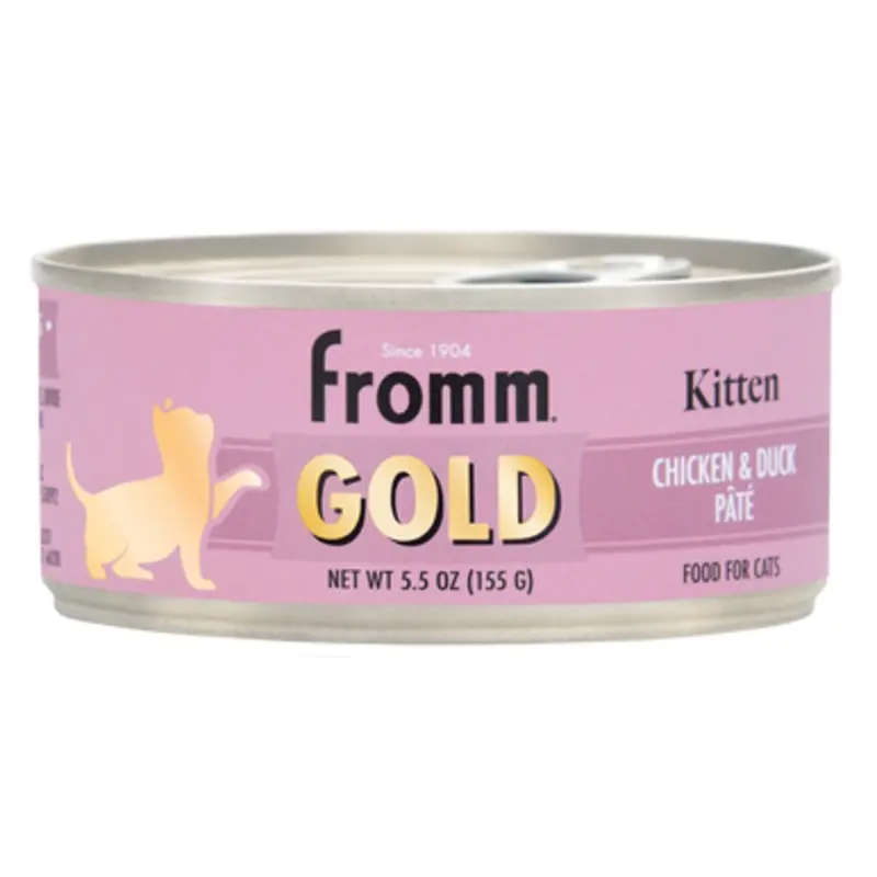 Fromm Gold Chicken & Duck Pt Canned Kitten Food 5.5 oz
