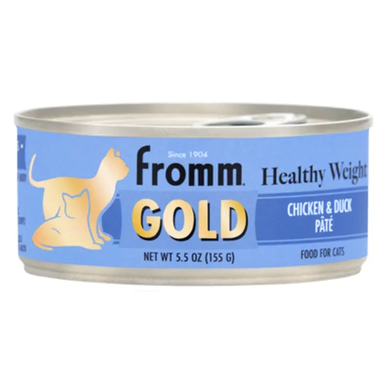 Fromm Gold Healthy Weight Chicken & Duck Pt Adult Canned Cat Food 5.5 oz