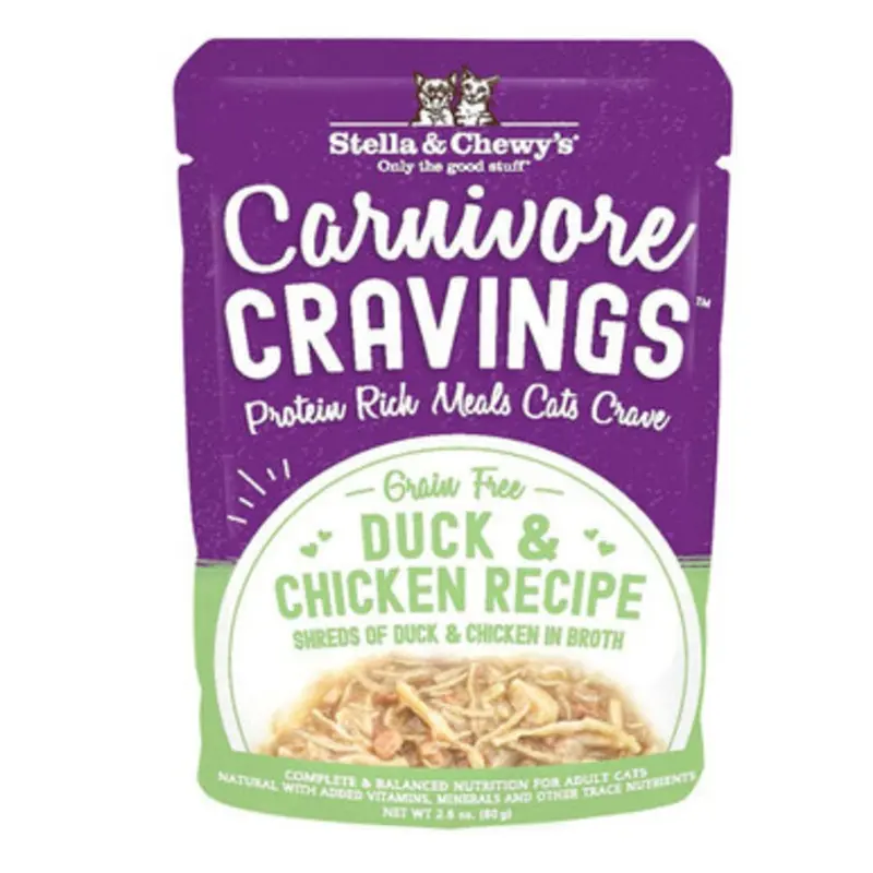 Stella & Chewy's Carnivore Cravings Duck & Chicken Recipe Wet Cat Food 2.8 oz
