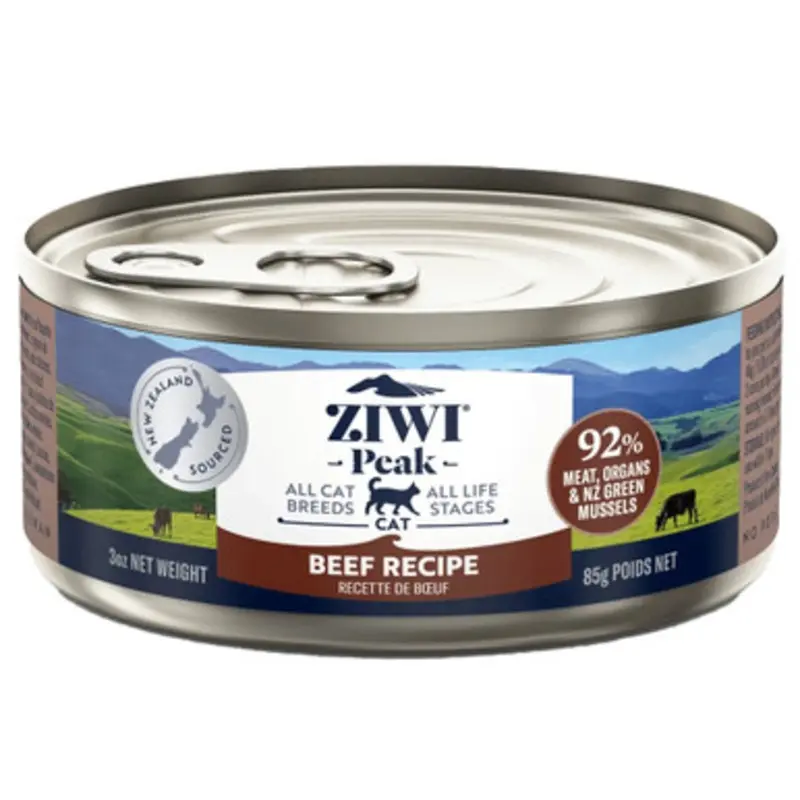 ZIWI Peak Beef Recipe Canned Cat Food 3 oz