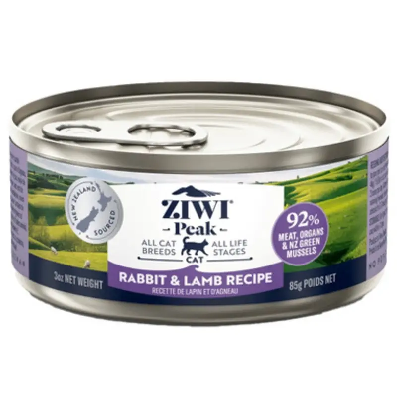 ZIWI Peak Rabbit & Lamb Recipe Canned Cat Food 3 oz