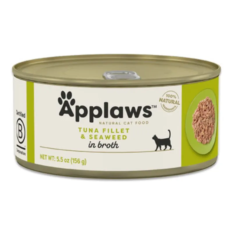 Applaws Tuna Fillet & Seaweed in Broth Canned Cat Food 5.5 oz