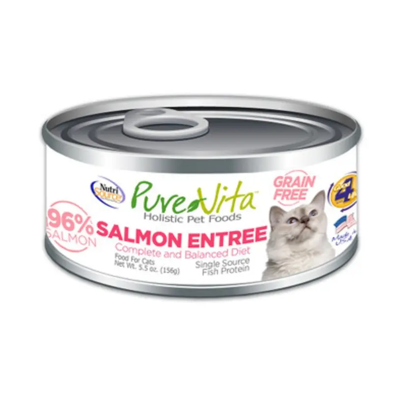 PureVita Salmon Entree Canned Cat Food 5.5 oz