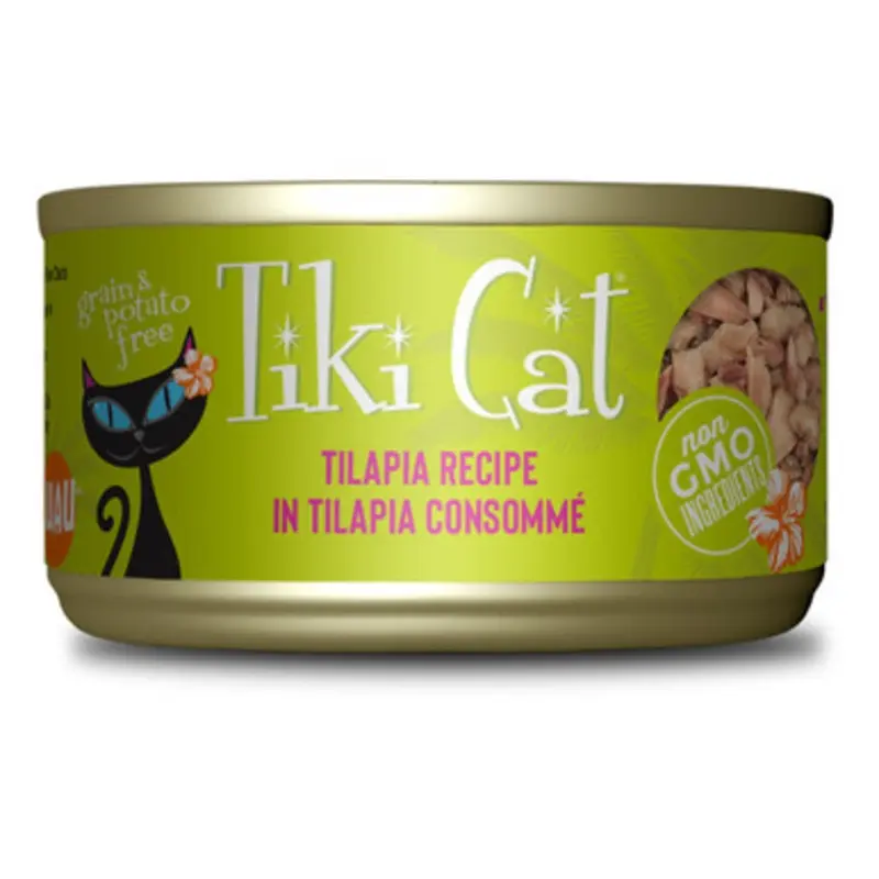 Tiki Cat Kapi'Olani Luau Tilapia Canned Cat Food 2.8 oz