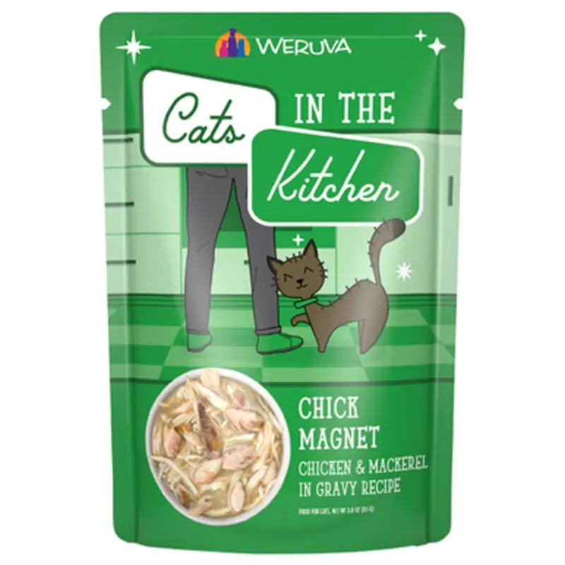 Weruva Cats in the Kitchen Chick Magnet Recipe Wet Cat Food 3 oz