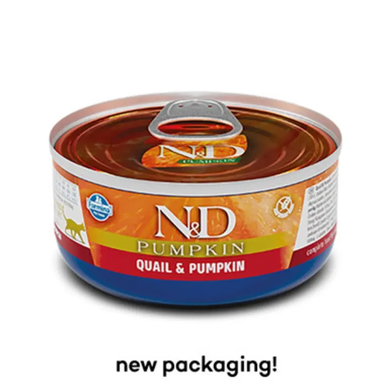 Farmina N&D Pumpkin Quail & Pumpkin Canned Cat Food 2.46 oz