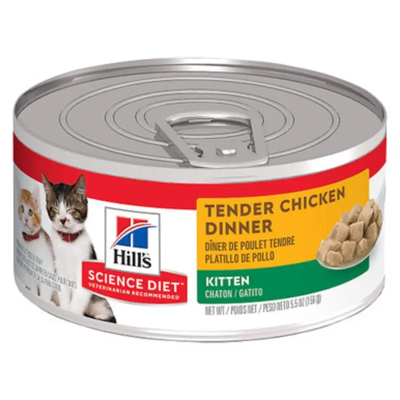 Hill's Science Diet Kitten Tender Chicken Dinner Premium Canned Kitten Food 5.5 oz